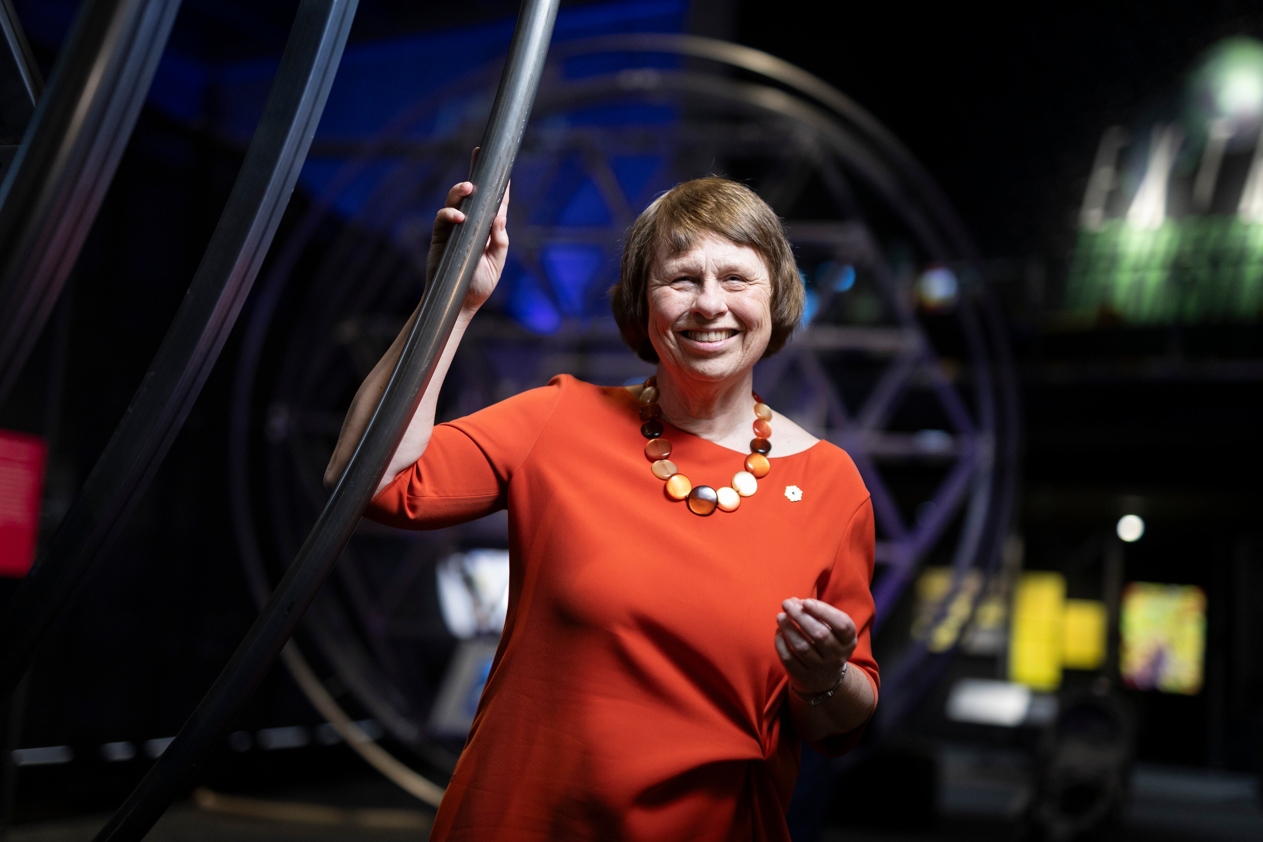 Ewine van Dishoeck, at Cosmocaixa Barcelona in February.