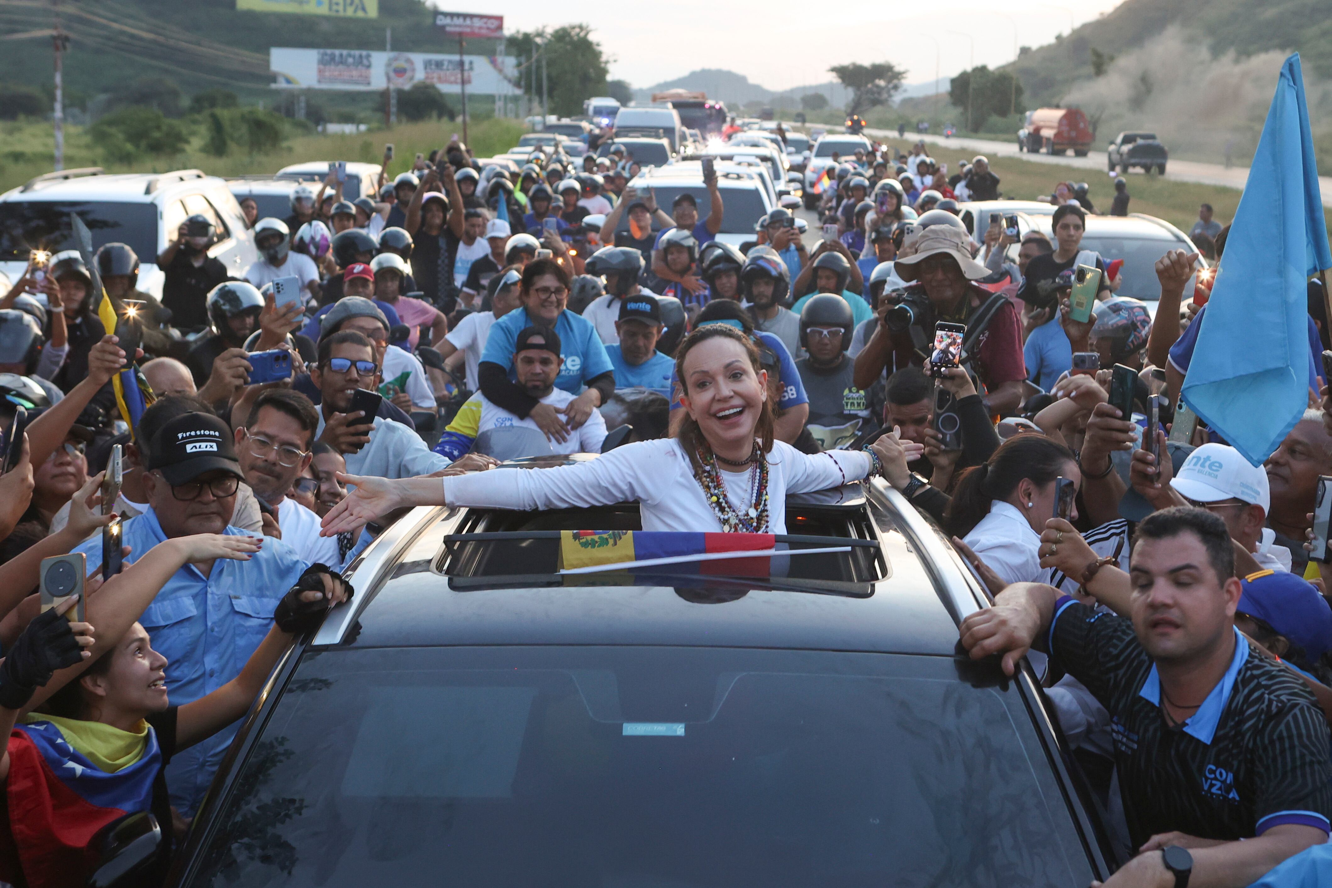 The opposition returns to the streets in Venezuela after María Corina Machado’s return: ‘She’s coming to step on the accelerator’