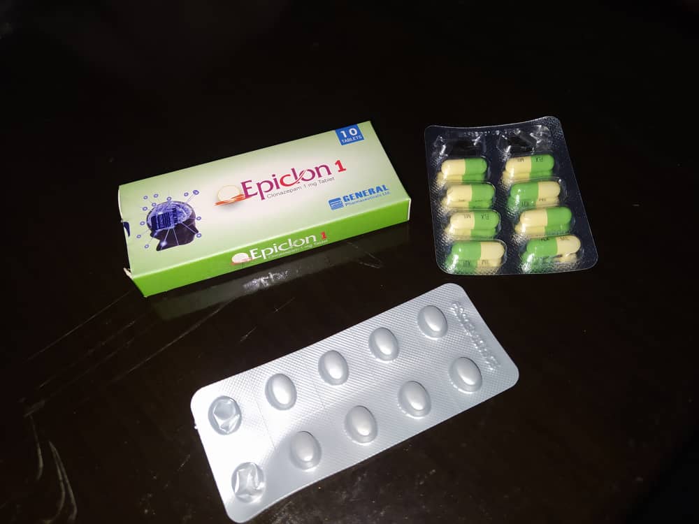 Noor's clonazepam tablets, prescribed free of charge by the mental health service at Herat hospital, in July 2024. Photograph provided by Noor.