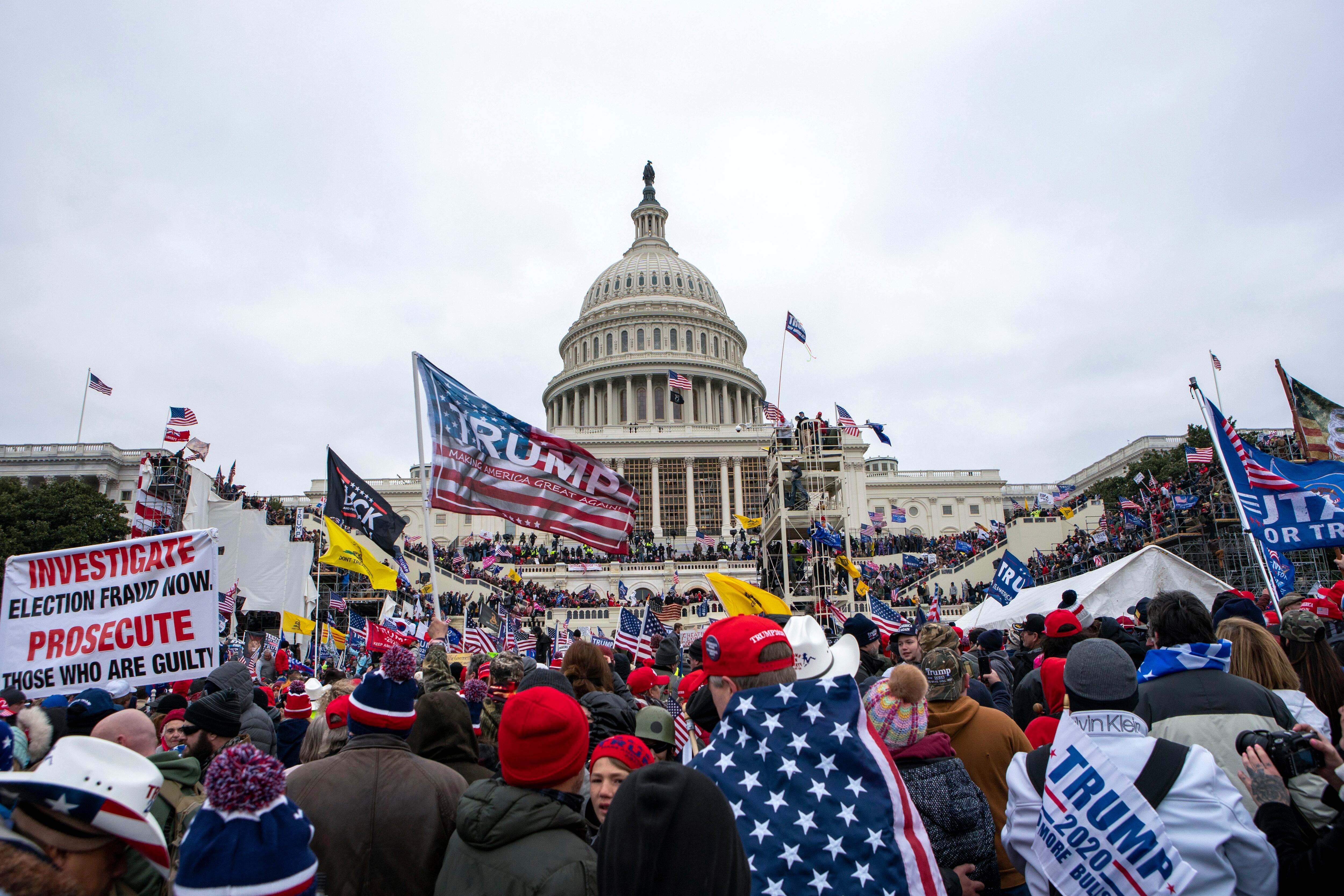 ‘Trump’s gonna pardon me’: Capitol rioters claim victory