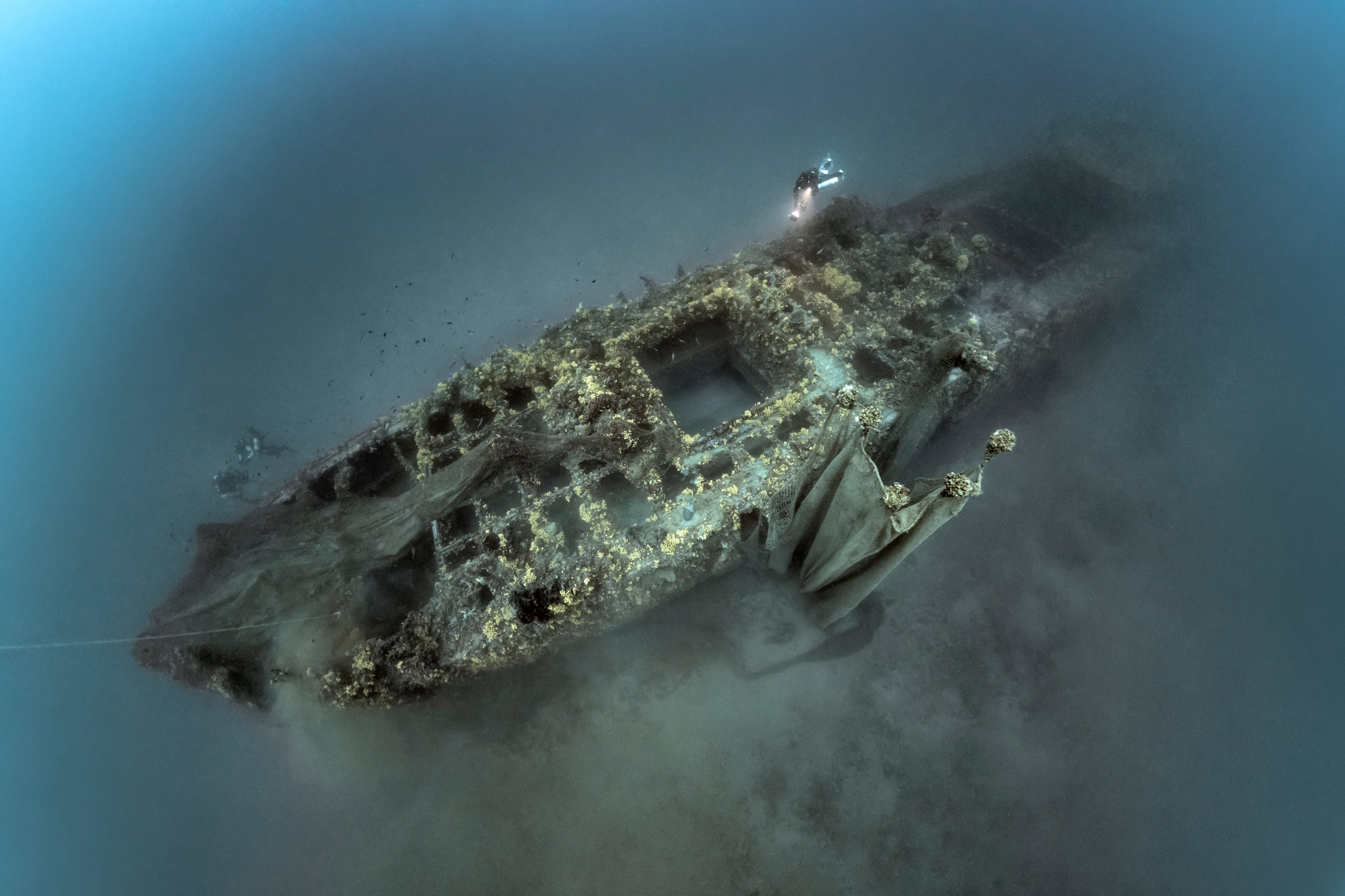An underwater window on World War I