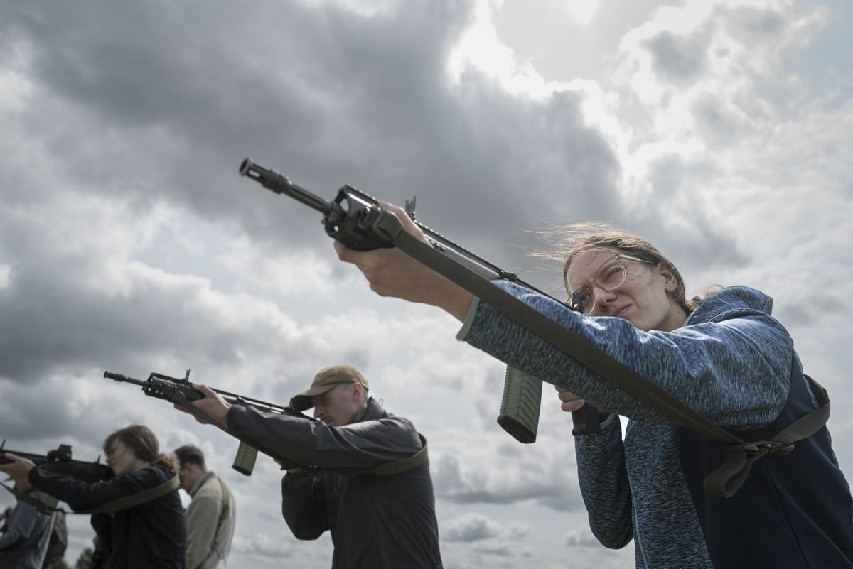 Weekend military training for civilians in Poland: ‘I want to learn things that will be useful in case of war; it’s my patriotic duty’
