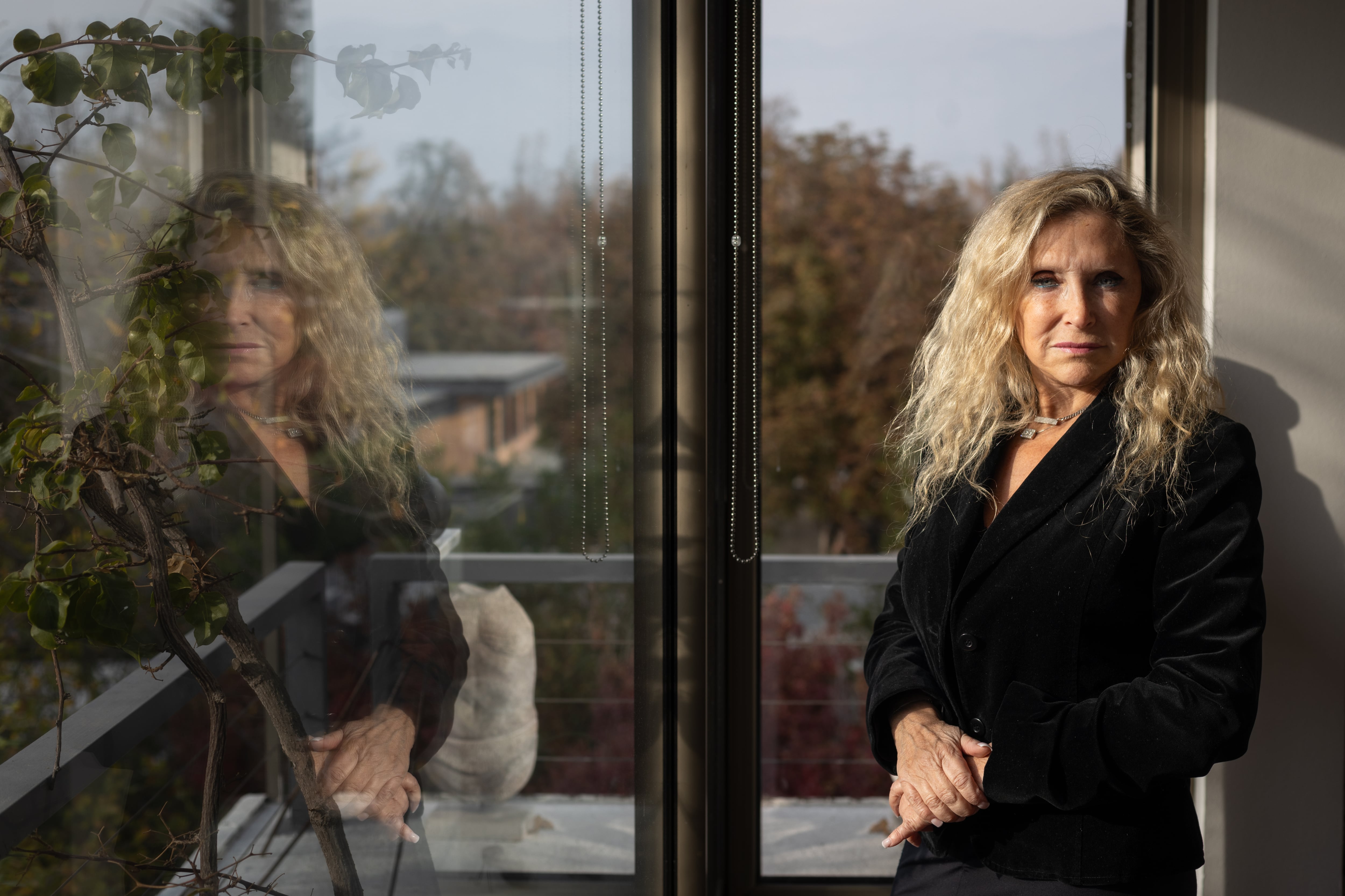 Deborah Zoellner at her home in Santiago.