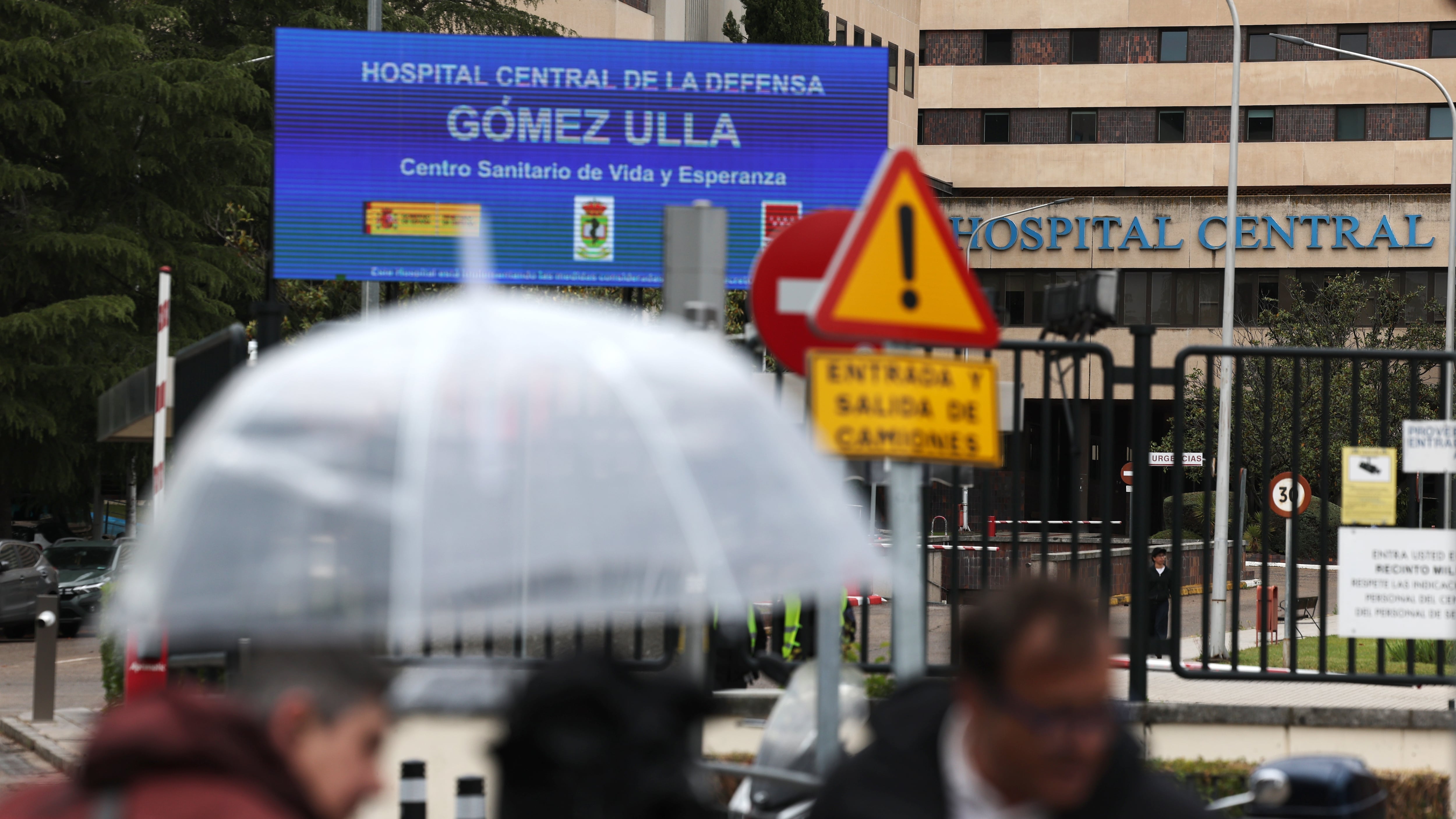 Madrid's Gómez Ulla Hospital on Sunday.