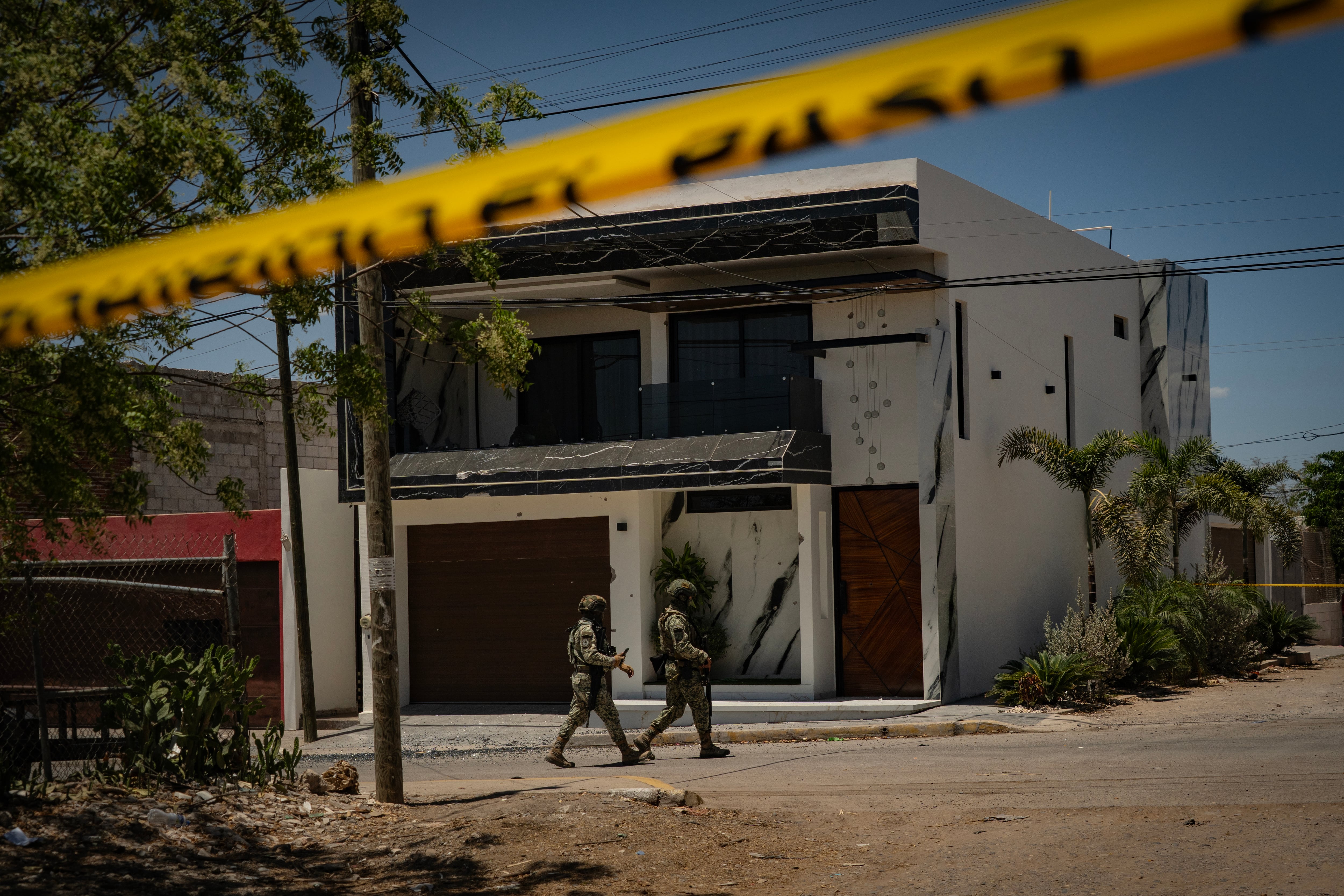 Mexican army personnel in Culiacán, Sinaloa, on May 1, 2026.