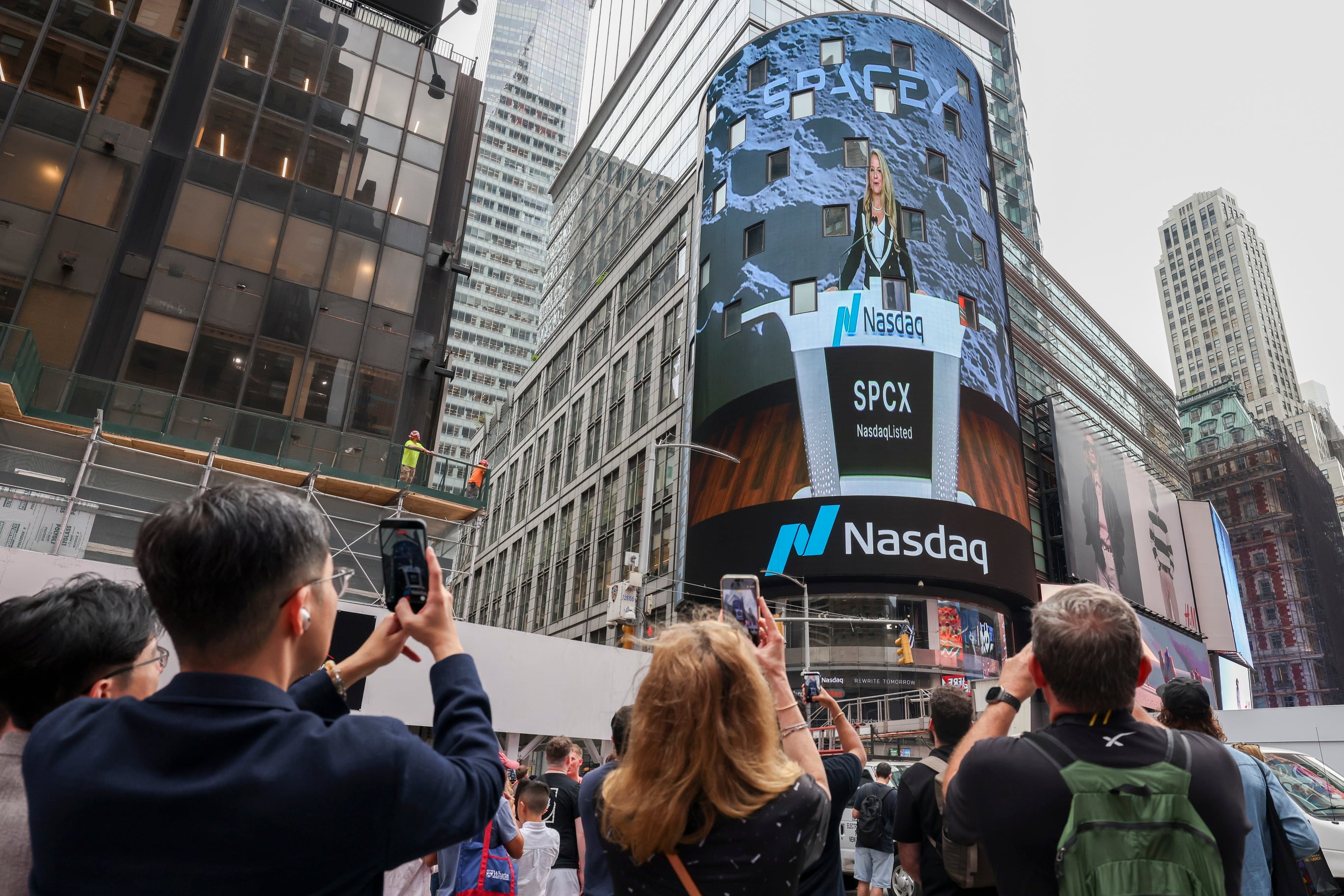 SpaceX makes history with stock market debut and is poised for sharp gains