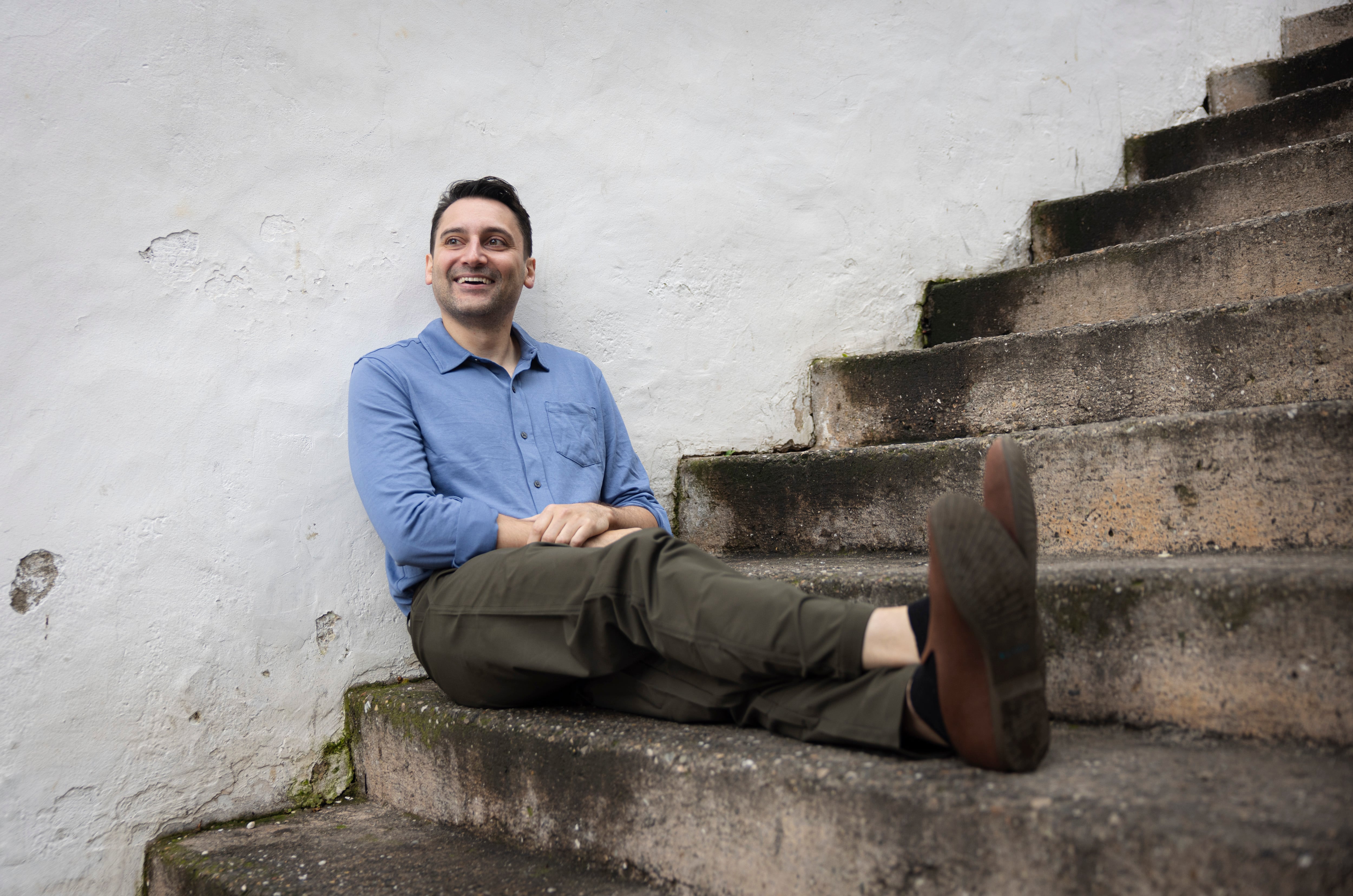 Ben Collins at Poble Espanyol in Barcelona.