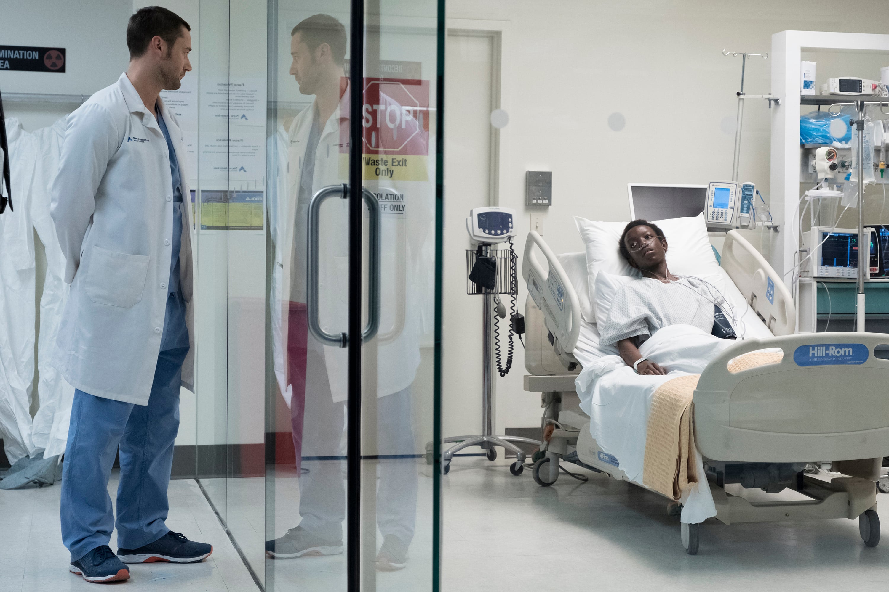 Ryan Eggold as Dr. Max Goodwin in 'New Amsterdam'.