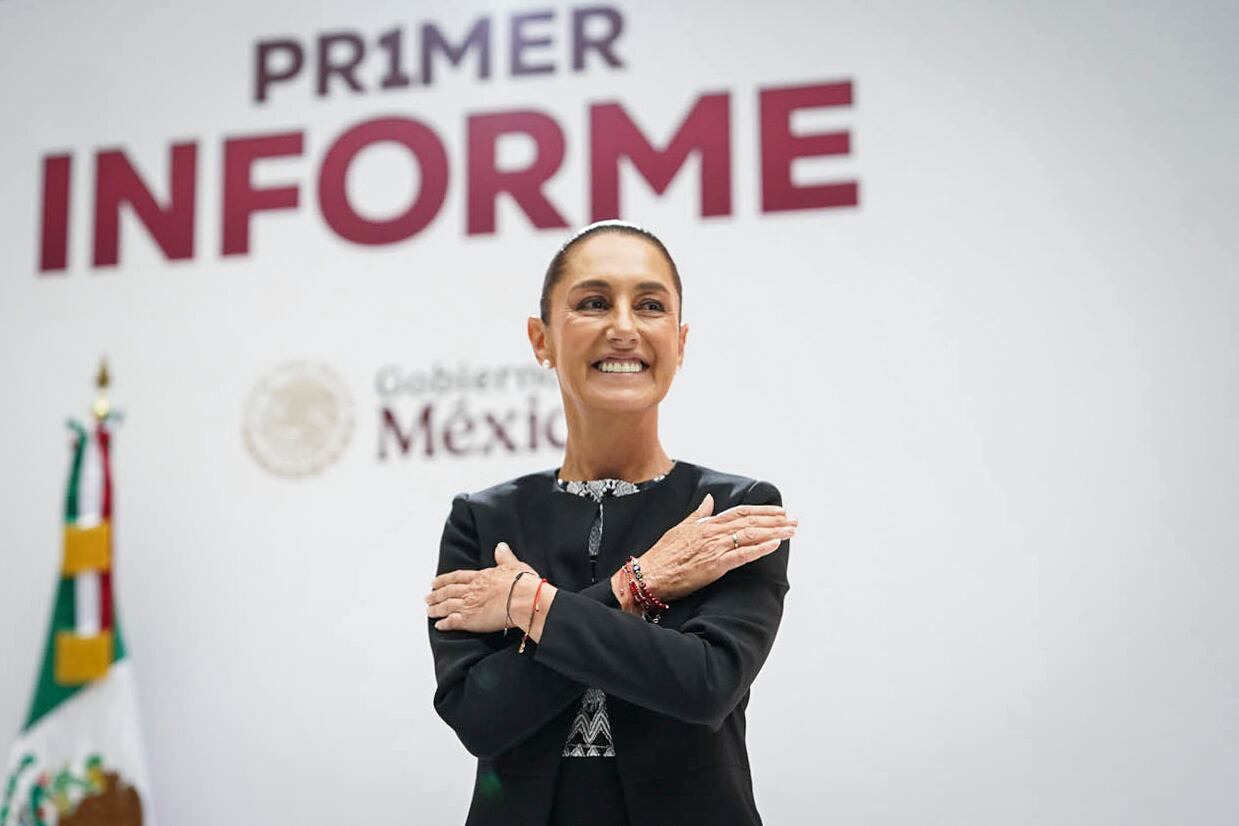 Claudia Sheinbaum has higher approval ratings than López Obrador after first year in office