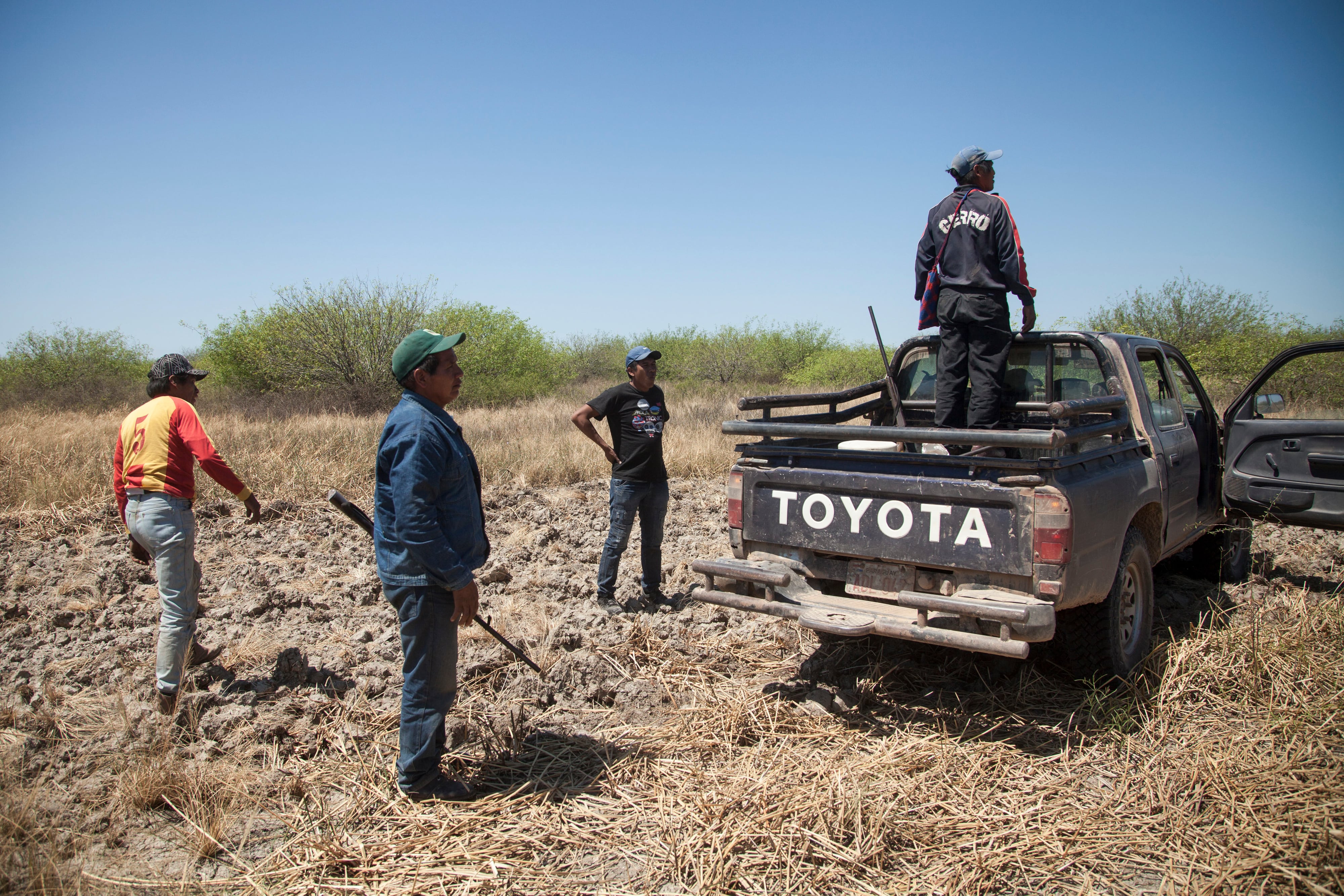 Members of the Ayoreo Indigenous community in Paraguay, in September 2014.