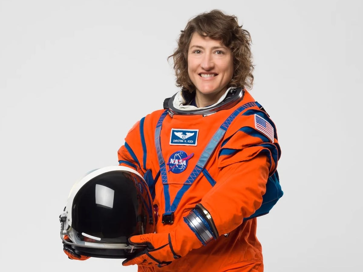 Christina Koch, the first woman to travel to the Moon: ‘We saw blue flashes when we closed our eyes’