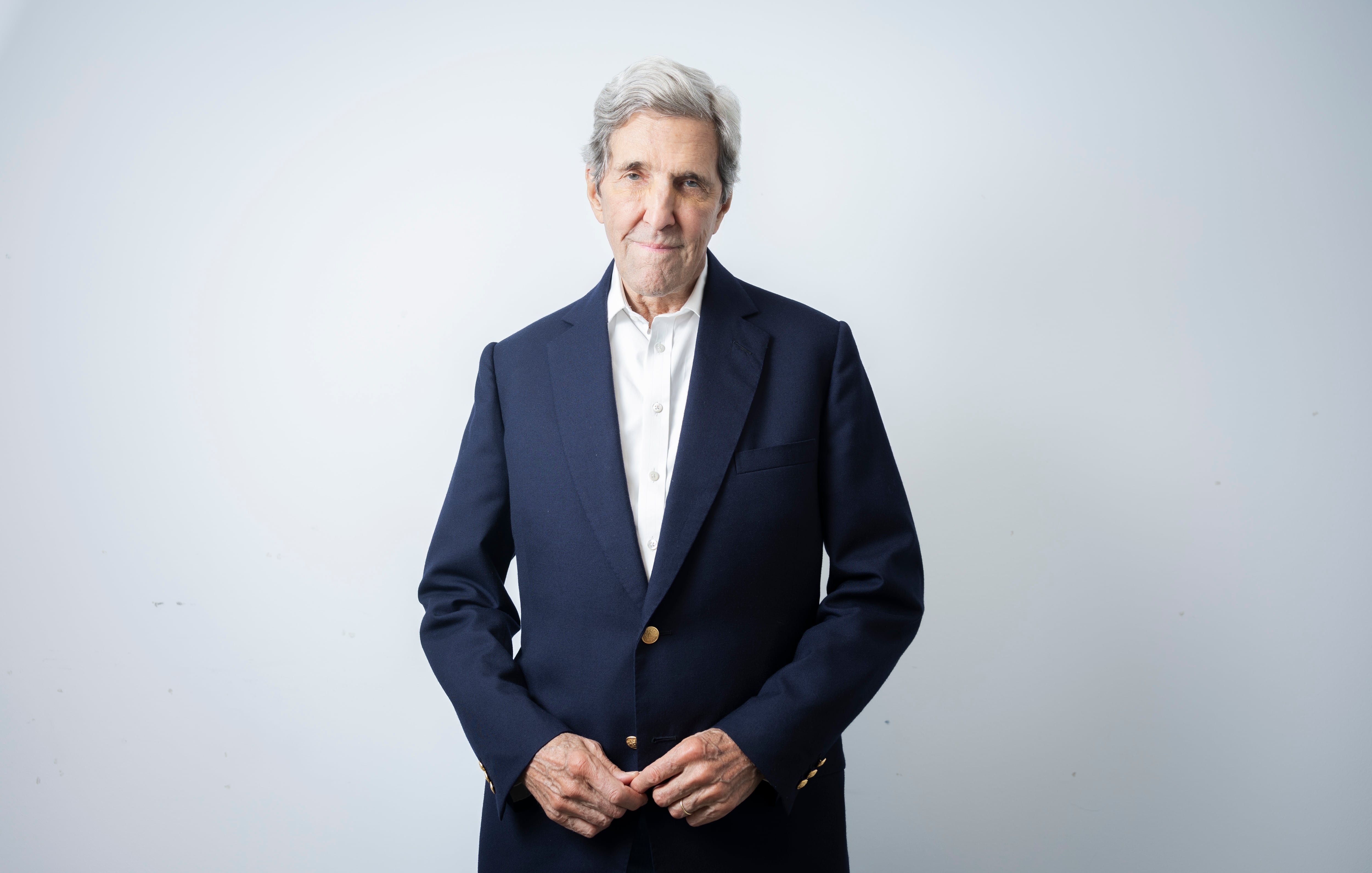Former U.S. secretary of state John Kerry in Barcelona.