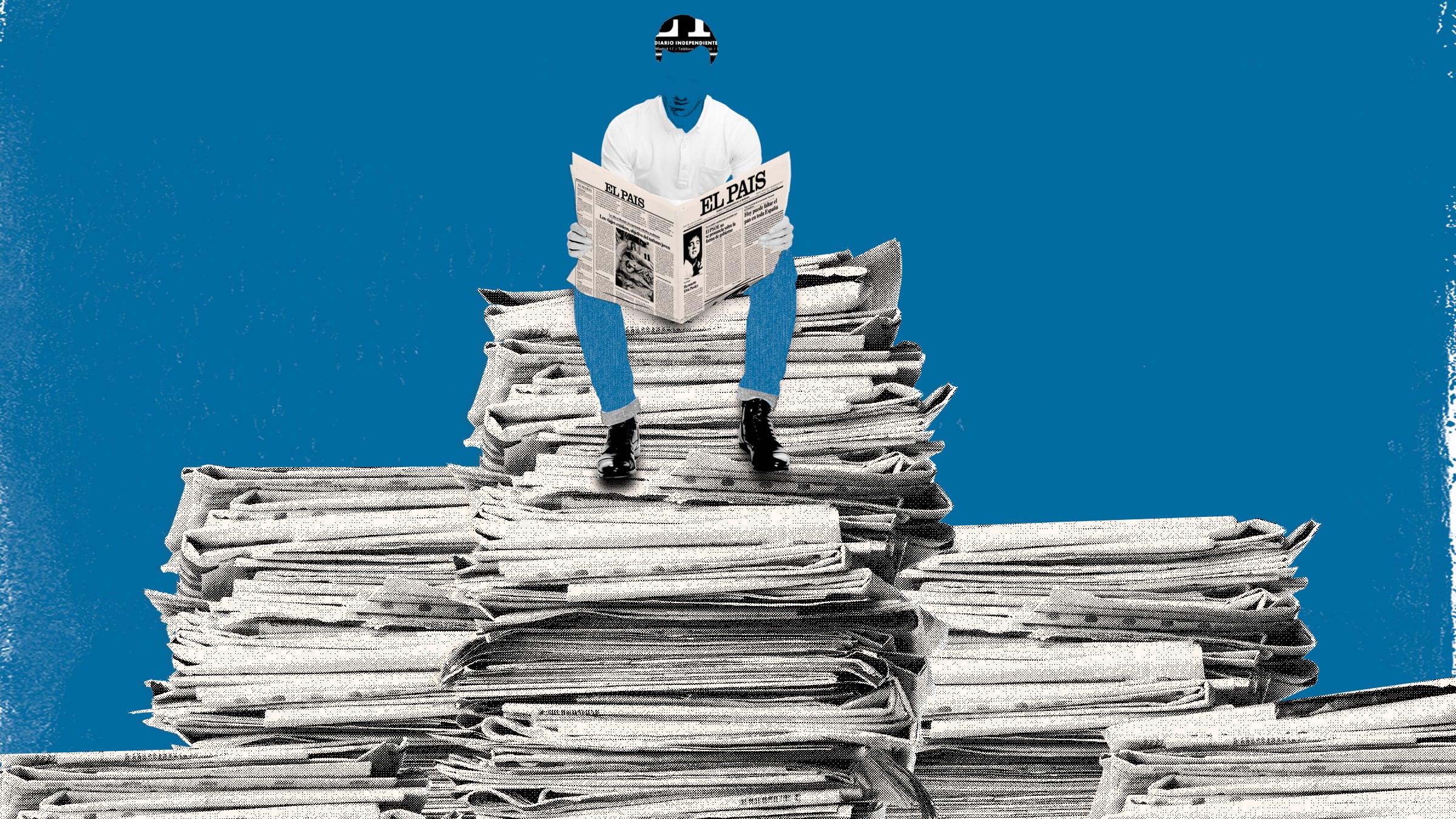 A reader before an editor-in-chief
