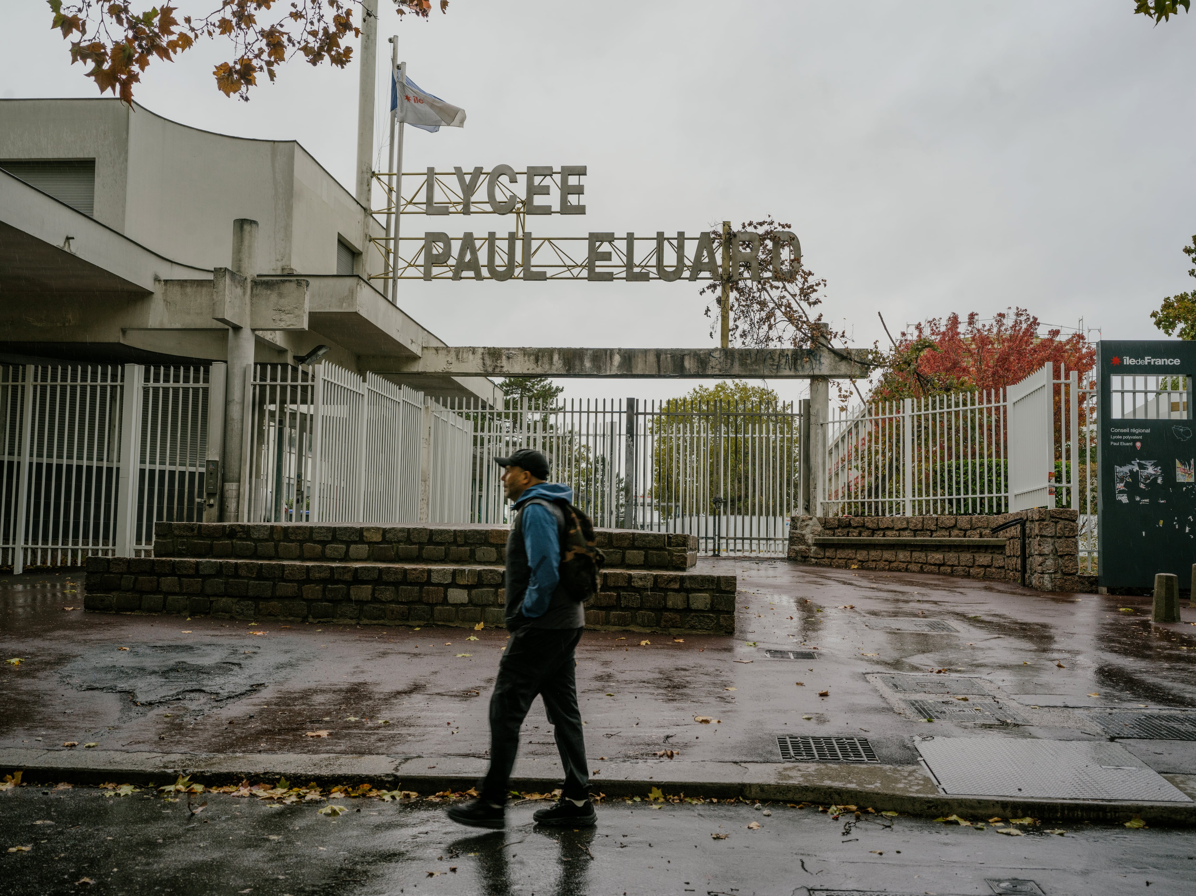 The Paul Éluard high school in Saint-Denis.