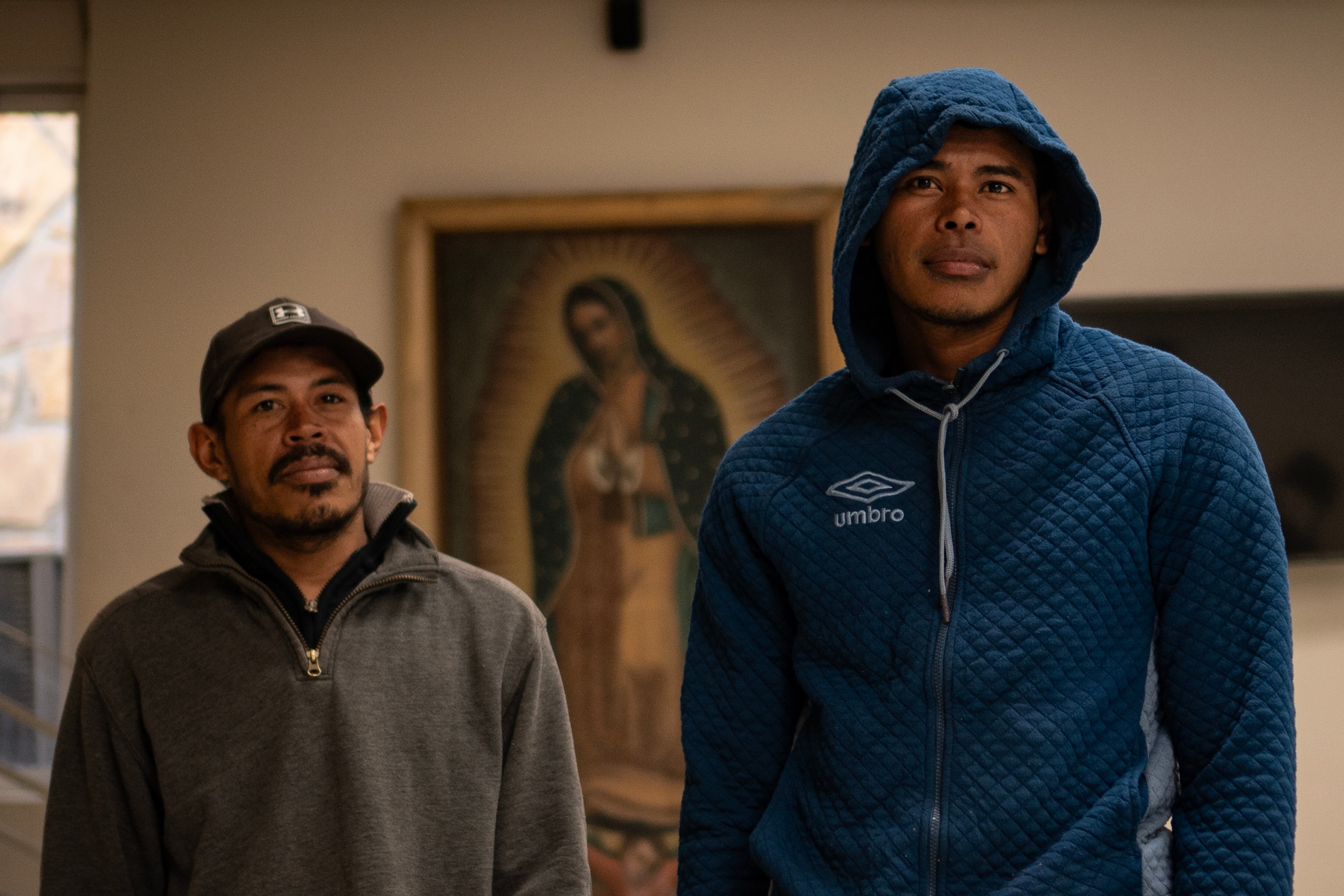 Jesy and John Palmera in the Cathedral of Our Lady of Guadalupe in Ciudad Juárez.