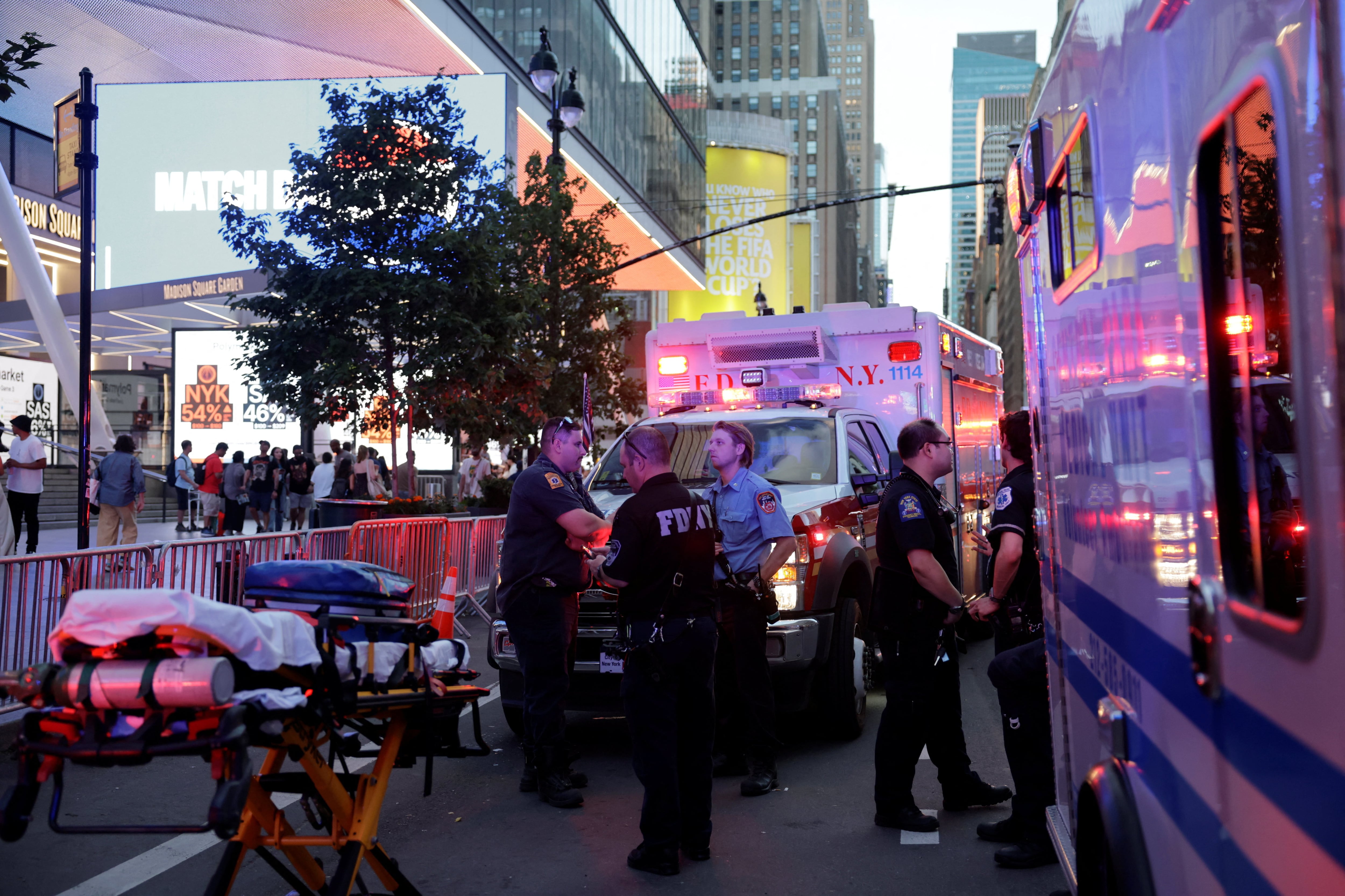 Several people stabbed at New York’s Penn Station hours befo