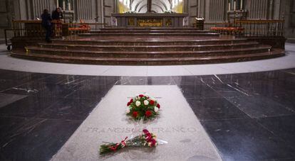 Francisco Franco’s tomb in the Valley of the Fallen.