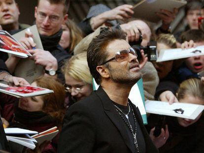 George Michael during the premier of the film 'George Michael', 2005.