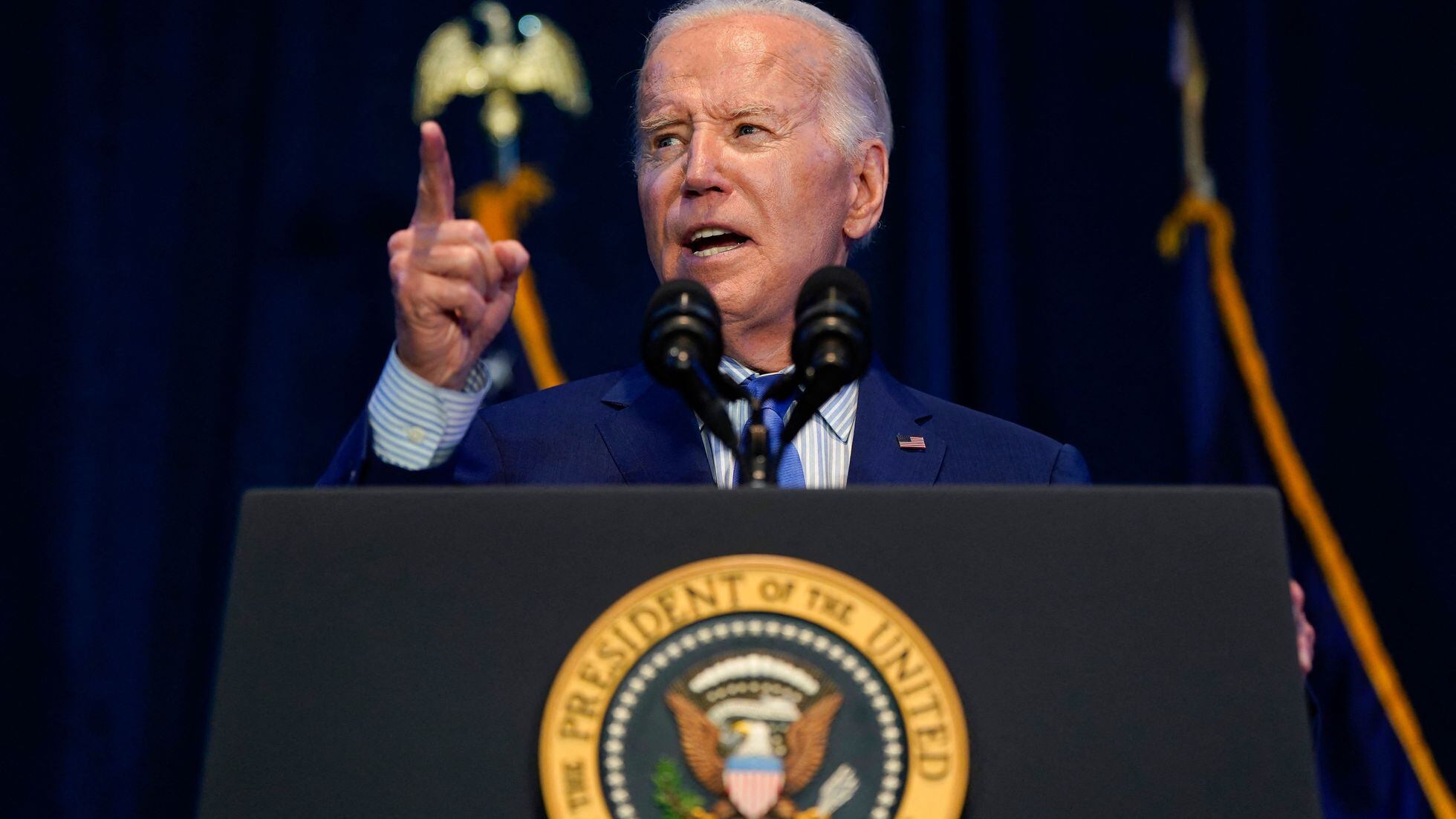 Biden blames Trump for sinking bipartisan bill on immigration and