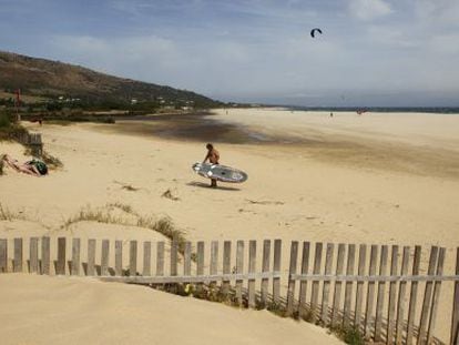Bed and board: Valdevaqueros beach in Tarifa is due to be developed to make way for a hotel and residential complex.