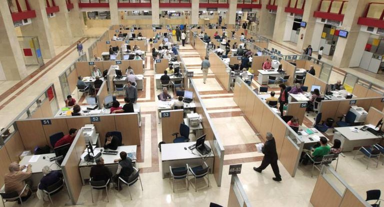 A tax office in central Madrid.