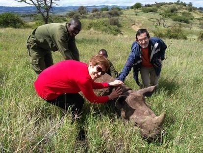 The Galician parasitologists working to save animals in Kenya.