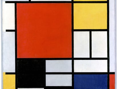 'Composition with Red, Blue and Yellow' by Piet Mondrian.