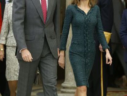 The Spanish king and queen at the 2013 National Sports Award ceremony.