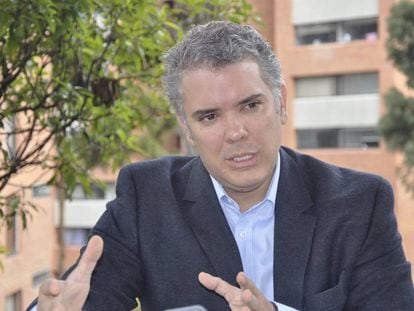Iván Duque, the presidential candidate for Colombia's Democratic Center.