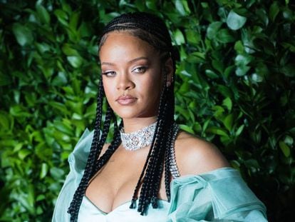 Singer Rihanna, at the British Fashion Awards, in London at the end of 2021.