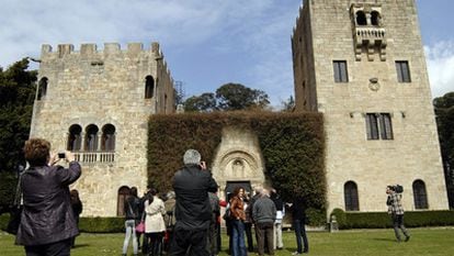 Visitors at the Pazo de Meirás, which a court has ruled is the property of the Spanish state, not Franco's family.