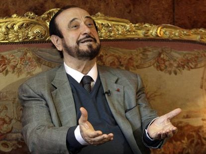 Rifaat al-Assad during an interview in Paris in 2011.