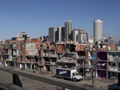 A shantytown in Buenos Aires.