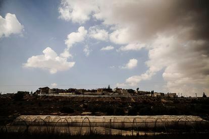 Panoramic view of the city of Hebron, on Wednesday.