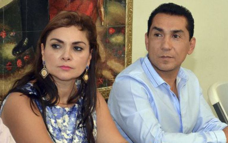 José Luis Abarca and his wife, María de los Ángeles Pineda.