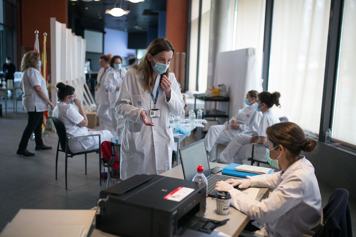 The Princess Hotel in Barcelona is being used by Hospital del Mar to quarantine patients who have been discharged but cannot self-isolate at home.