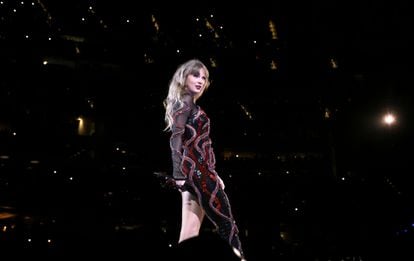 Taylor Swift during the concert.