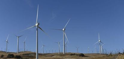 Wind power farm in Spain.