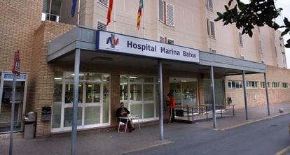 An archive photo of the Marina Baixa Hospital (La Vila Joiosa, Alicante).