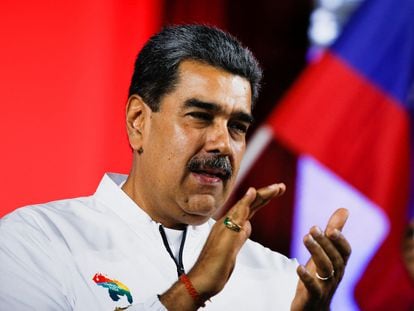Nicolás Maduro after the referendum on Essequibo.