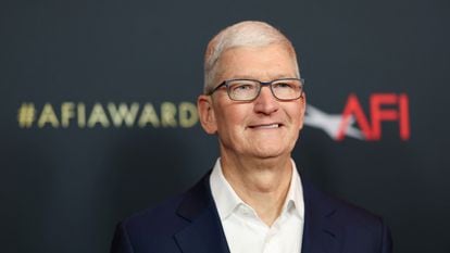 Apple CEO Tim Cook on Friday while attending an American Film Institute event in Los Angeles, California.