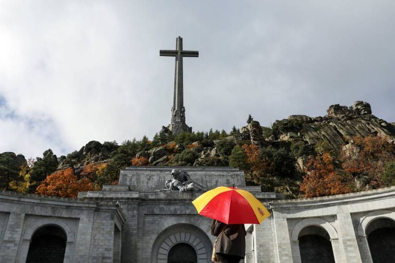 The Valley of the Fallen, where Franco is buried.