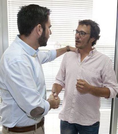 José María González Santos, aka ‘Kichi’ (right), will be the new mayor of Cádiz.