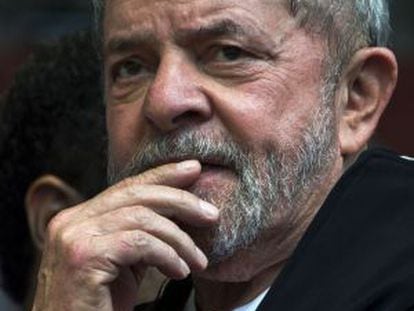 Lula da Silva during a May 1 rally.