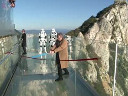 ‘Star Wars’ legend opens new Gibraltar Skywalk