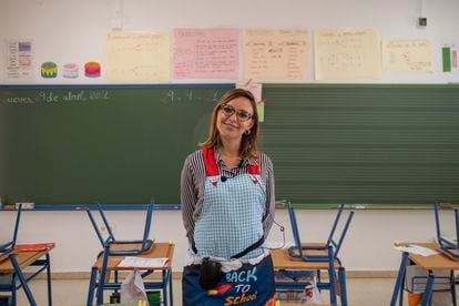 Isabel Solís, a 36-year-old teacher in Seville who received the first AstraZeneca dose in March.