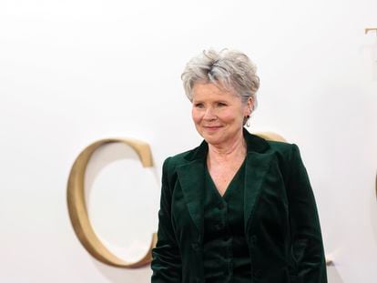 Imelda Staunton at the premiere of the final season of 'The Crown' on December 5, 2023, in London.