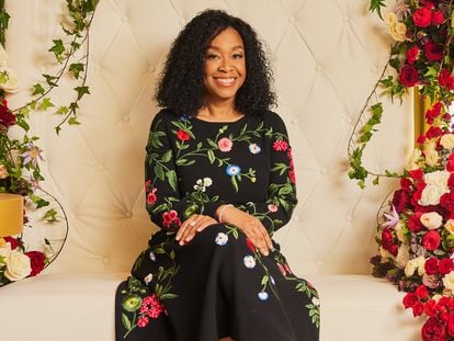 The creator Shonda Rhimes, at an event for the premiere of 'Queen Charlotte' on April 4 in New York. Image courtesy of Netflix.