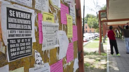 Classified advertisements in Mexico City.