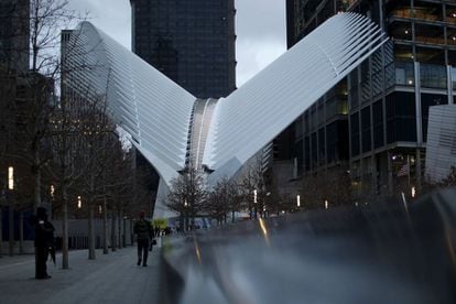 The exterior of the Oculus, in New York.